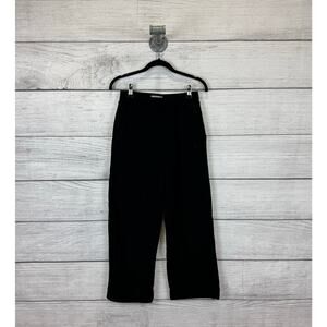 Everlane Women's Black Faded Organic Cotton Drawstring Sweatpants Size Small